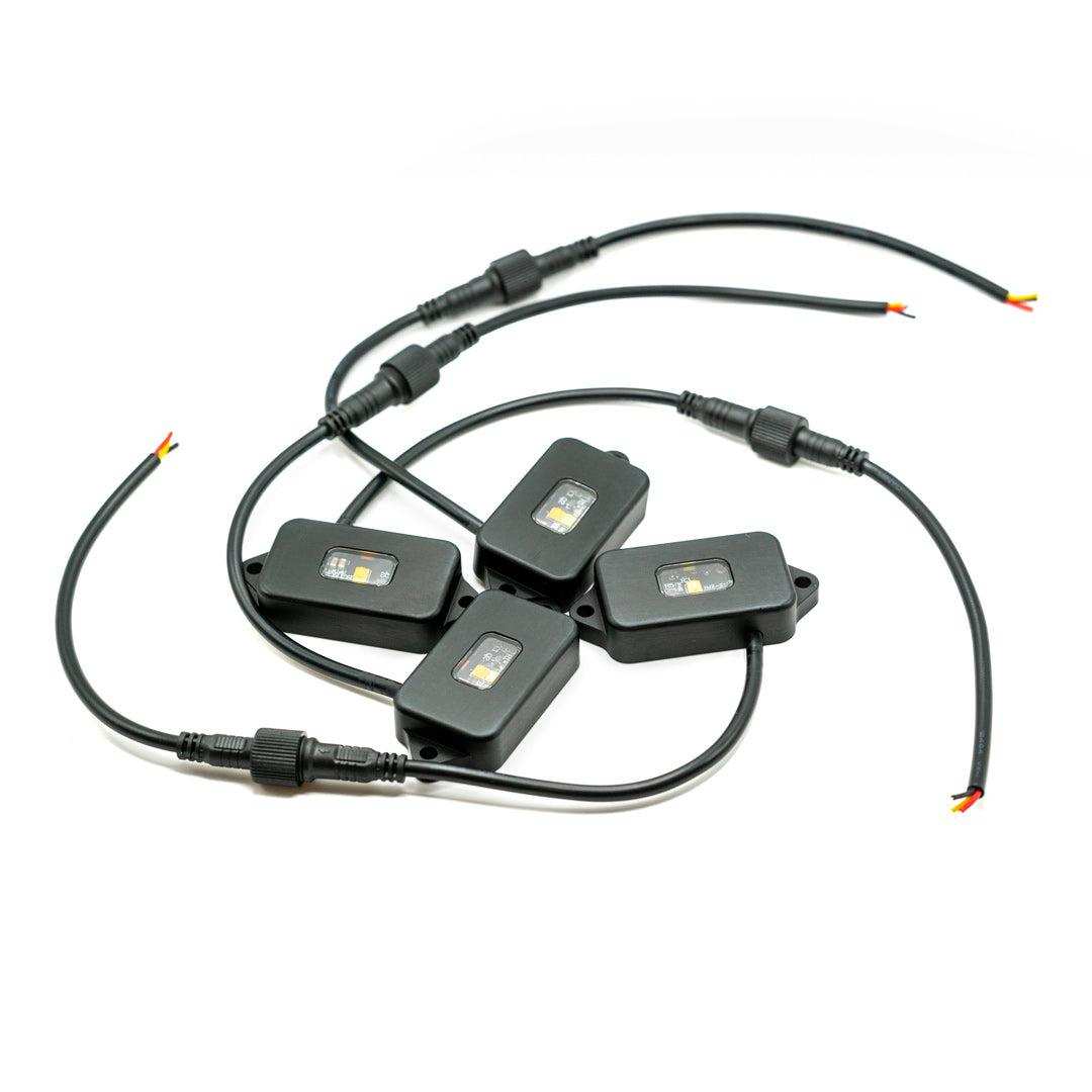 Four Pack rackLIGHT White/Amber – upTop Overland - Main Image